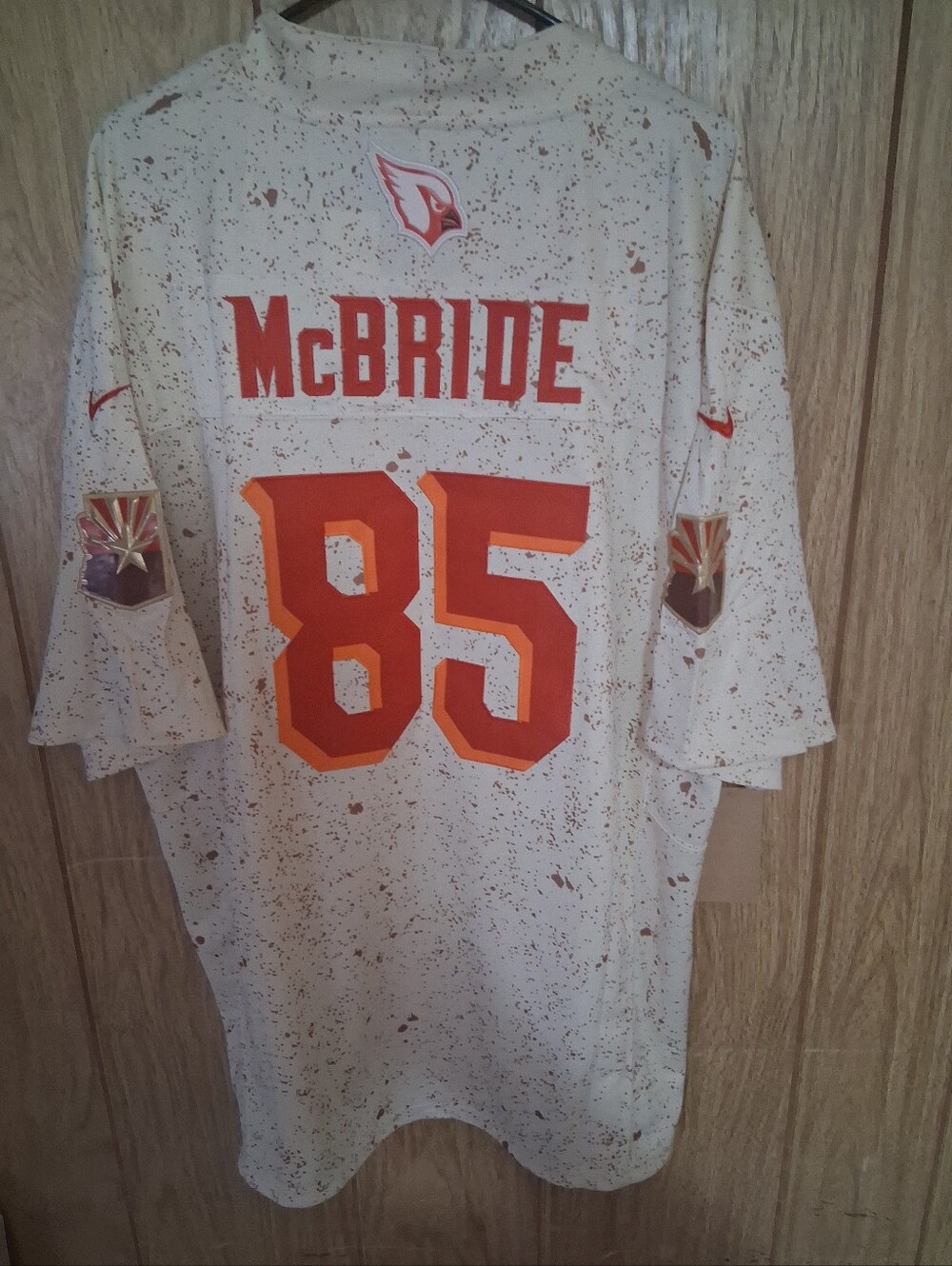 Mystery Football Card With Trey Mcbride Arizona Cardinals Rivalry XL Jersey